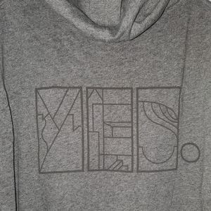 YES. Snowboards Full Zip Hoodie in Gray 🏂